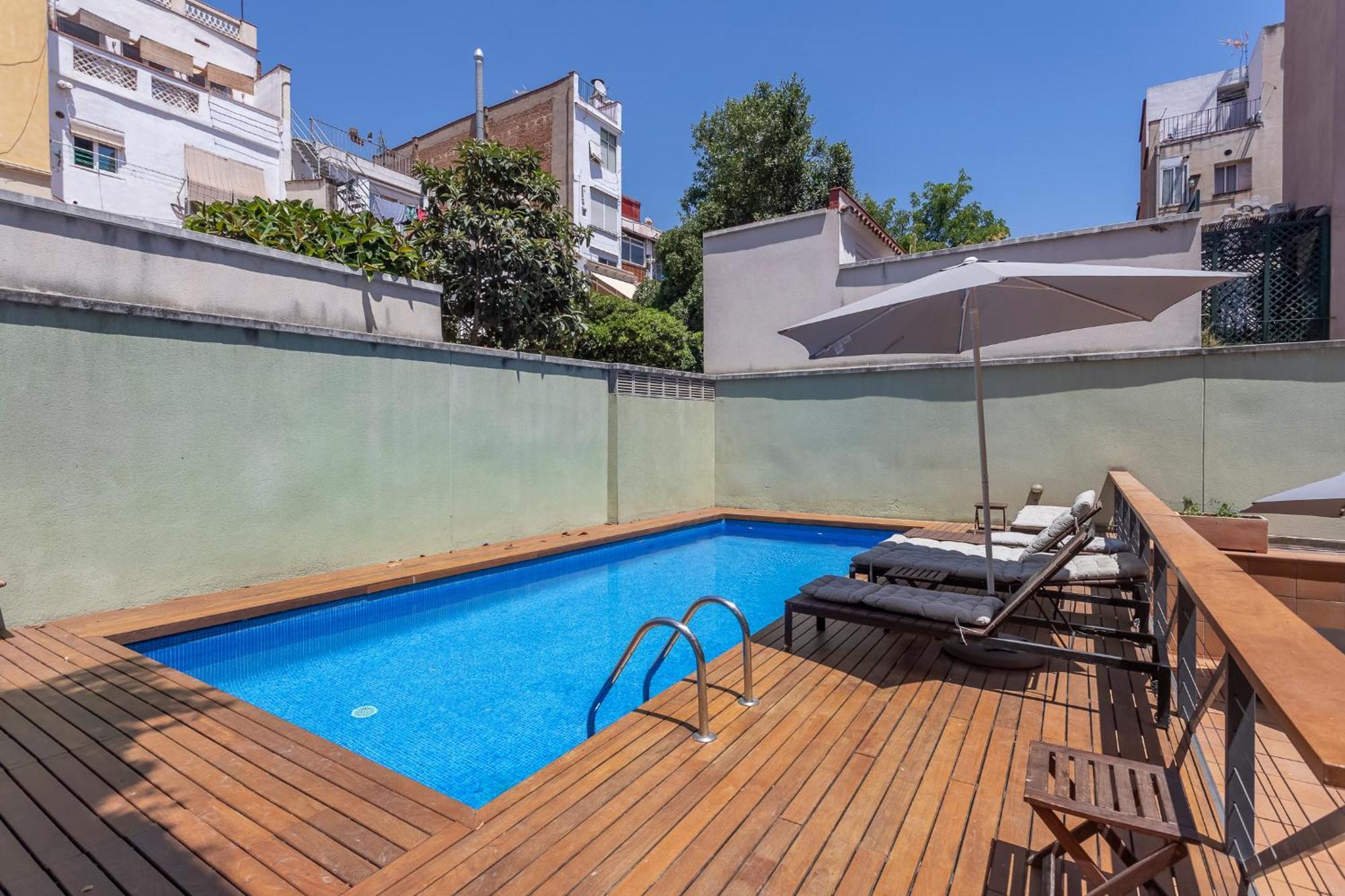Apartament My Space Emirates - Bright In Gracia With Shared Pool Barcelona